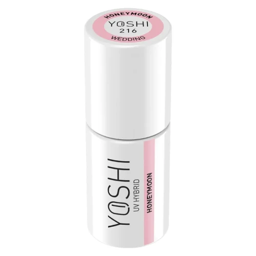 YOSHI Lakier Hybrydowy UV Hybrid Honeymoon 6 ml – 216