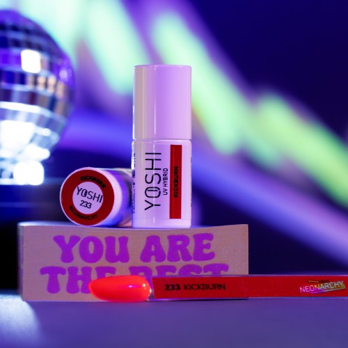 YOSHI Lakier Hybrydowy UV LED Kickburn 6 ml – 233