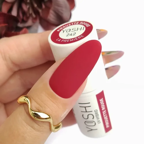 YOSHI Lakier Hybrydowy UV LED Pirouette Rouge 6 ml – 242