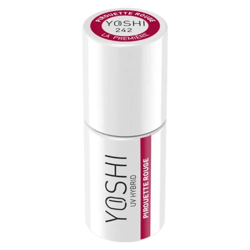 YOSHI Lakier Hybrydowy UV LED Pirouette Rouge 6 ml – 242