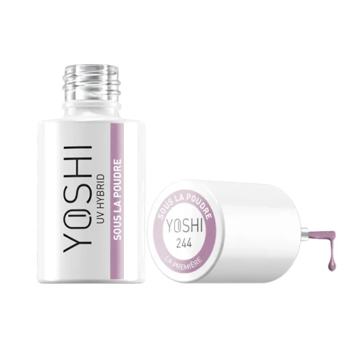 YOSHI Lakier Hybrydowy UV LED Sous la Poudre 6 ml – 244