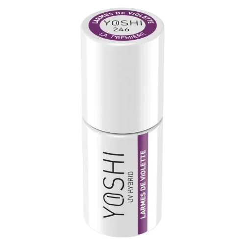 YOSHI Lakier Hybrydowy UV LED Larmes de Violette 6 ml – 246