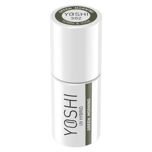 YOSHI Lakier Hybrydowy UV Hybrid Green Morning 6 ml – 302