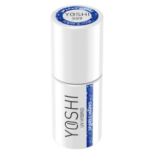 YOSHI Lakier Hybrydowy UV Hybrid Sparks Marks 6 ml – 309