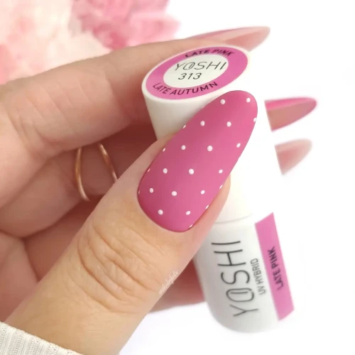 YOSHI Lakier Hybrydowy UV Hybrid Late Pink 6 ml – 313