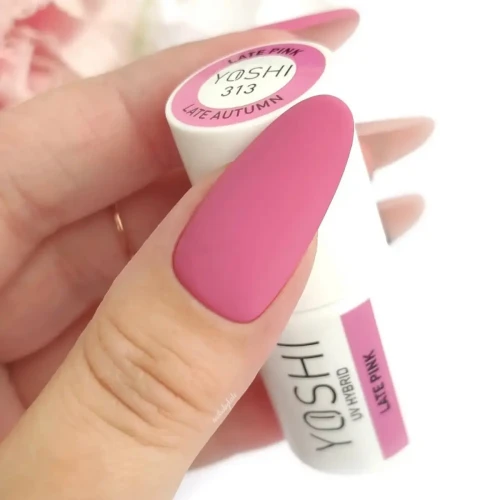 YOSHI Lakier Hybrydowy UV Hybrid Late Pink 6 ml – 313