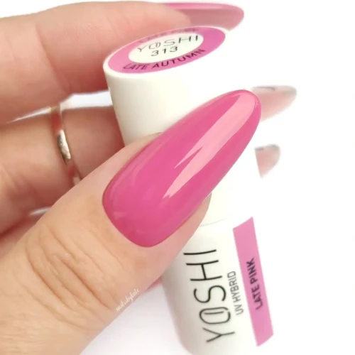 YOSHI Lakier Hybrydowy UV Hybrid Late Pink 6 ml – 313