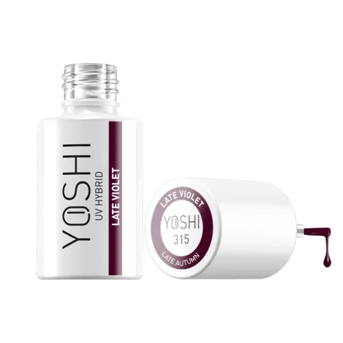 YOSHI Lakier Hybrydowy UV Hybrid Late Violet 6 ml – 315
