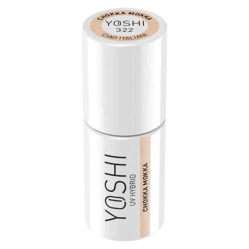 YOSHI Lakier Hybrydowy UV LED Chokka Mokka 6 ml – 322