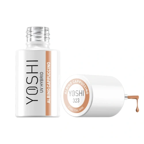 YOSHI Lakier Hybrydowy UV LED Albino Cappuccino 6 ml – 323