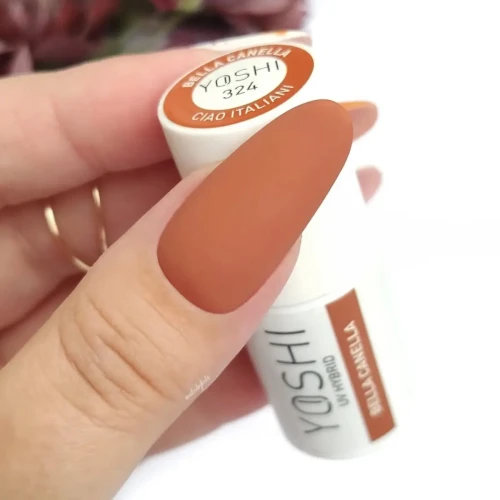 YOSHI Lakier Hybrydowy UV LED Bella Canella 6 ml – 324