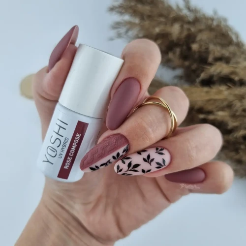 YOSHI Lakier Hybrydowy UV LED Rose Compose 6 ml – 326