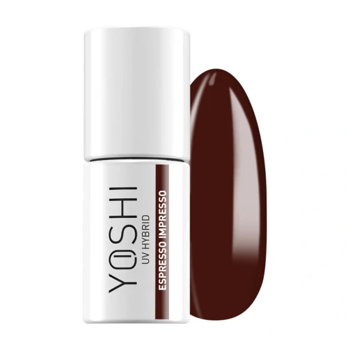 YOSHI Lakier Hybrydowy UV LED Espresso Impresso 6 ml – 328