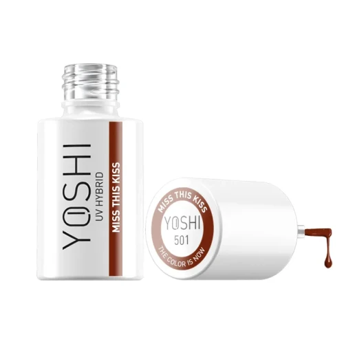 YOSHI Lakier Hybrydowy UV Hybrid Miss this Kiss 6 ml – 501