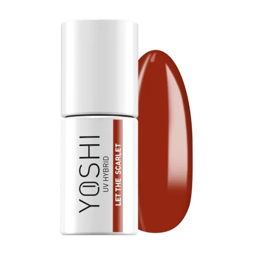 YOSHI Lakier Hybrydowy UV Hybrid Let the Scarlet 6 ml – 604