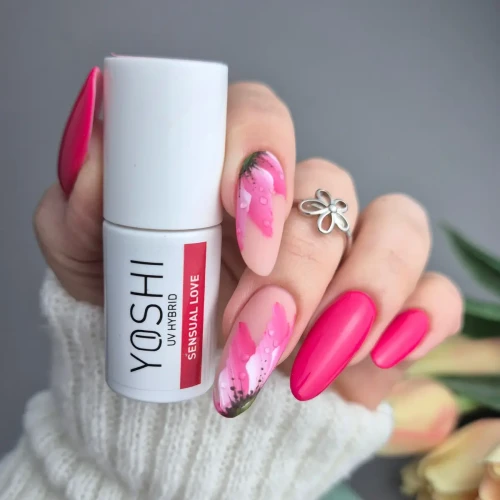 YOSHI Lakier Hybrydowy UV Hybrid Sensual Love 6 ml – 614