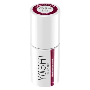 YOSHI Lakier Hybrydowy UV Hybrid Forbidden Love 6 ml – 616