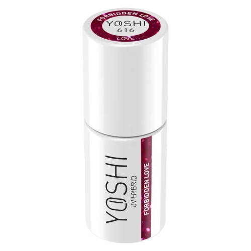 YOSHI Lakier Hybrydowy UV Hybrid Forbidden Love 6 ml – 616