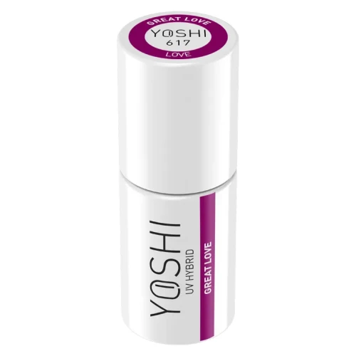 YOSHI Lakier Hybrydowy UV Hybrid Great Love 6 ml – 617
