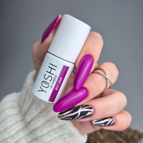 YOSHI Lakier Hybrydowy UV Hybrid Big Love 6 ml – 618