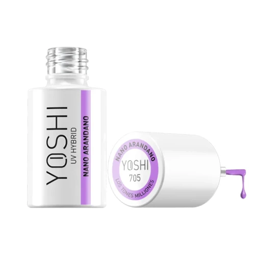 YOSHI Lakier Hybrydowy UV Hybrid Nano Arandano 6 ml – 705