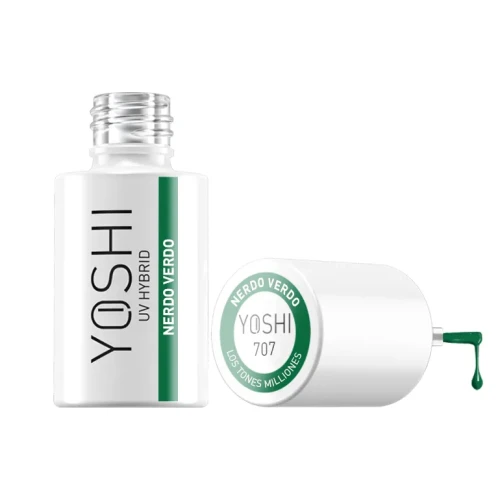 YOSHI Lakier Hybrydowy UV Hybrid Nerdo Verdo 6 ml – 707