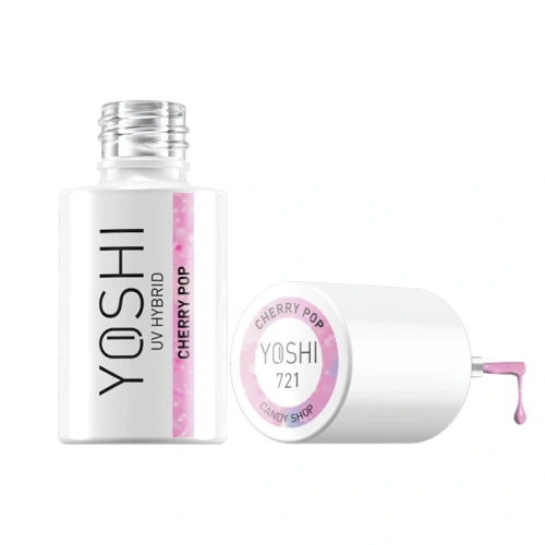 YOSHI Lakier Hybrydowy UV LED Cherry Pop 6 ml – 721