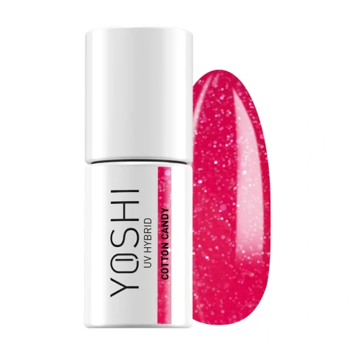 YOSHI Lakier Hybrydowy UV LED Cotton Candy 6 ml – 723