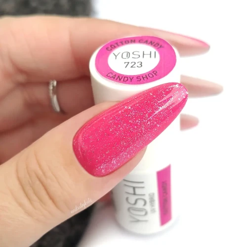 YOSHI Lakier Hybrydowy UV LED Cotton Candy 6 ml – 723