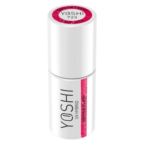 YOSHI Lakier Hybrydowy UV LED Cotton Candy 6 ml – 723