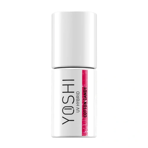 YOSHI Lakier Hybrydowy UV LED Cotton Candy 6 ml – 723