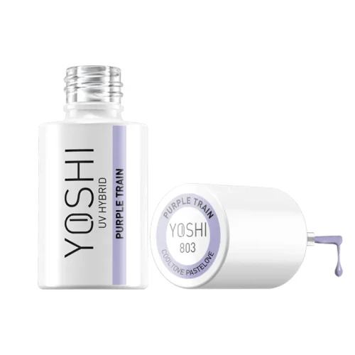 YOSHI Lakier Hybrydowy UV Hybrid Purple Train 6 ml – 803