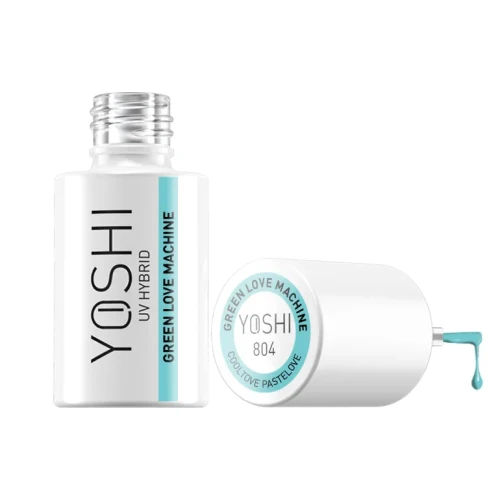 YOSHI Lakier Hybrydowy UV Hybrid Green Love Machine 6 ml – 804