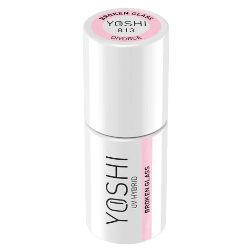YOSHI Lakier Hybrydowy UV LED Broken Glass 6 ml – 813