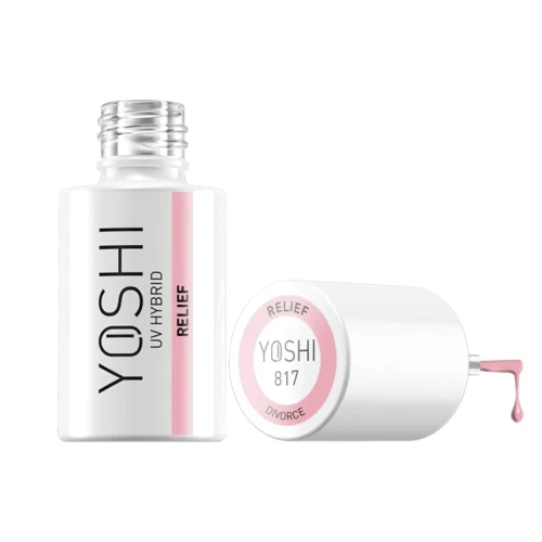 YOSHI Lakier Hybrydowy UV LED Relief 6 ml – 817