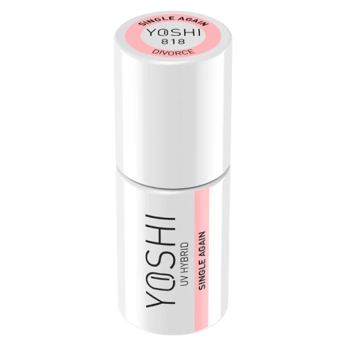 YOSHI Lakier Hybrydowy UV LED Single Again 6 ml – 818