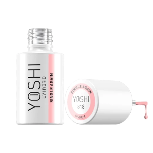 YOSHI Lakier Hybrydowy UV LED Single Again 6 ml – 818