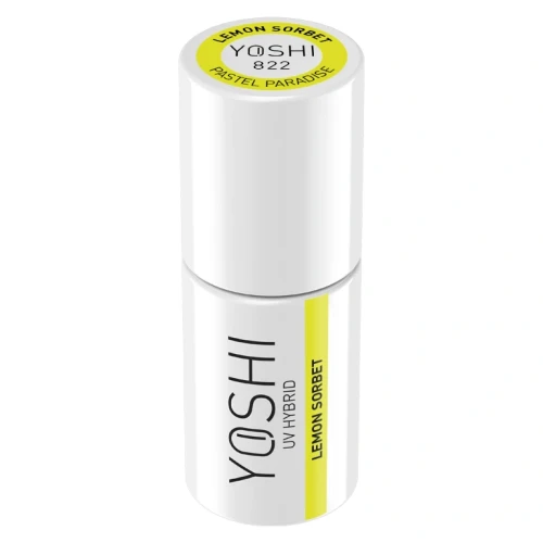YOSHI Lakier Hybrydowy UV LED Lemon Sorbet 6 ml – 822