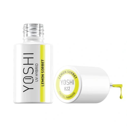 YOSHI Lakier Hybrydowy UV LED Lemon Sorbet 6 ml – 822