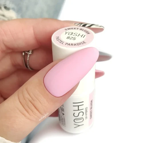 YOSHI Lakier Hybrydowy UV LED Sweet Blush 6 ml – 825