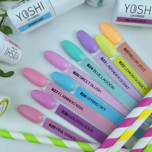 YOSHI Lakier Hybrydowy UV LED Flamingo Kiss 6 ml – 827