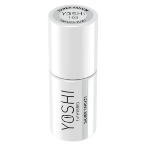 YOSHI Lakier Hybrydowy UV Hybrid Silver Yakuza 6 ml – 103