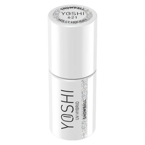 YOSHI Lakier Hybrydowy UV LED Snowball 6 ml – 621