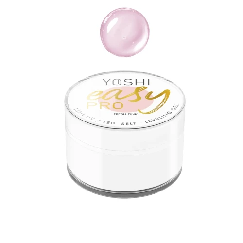 YOSHI Żel Easy PRO Gel UV LED FRESH PINK <b>15ml</b>