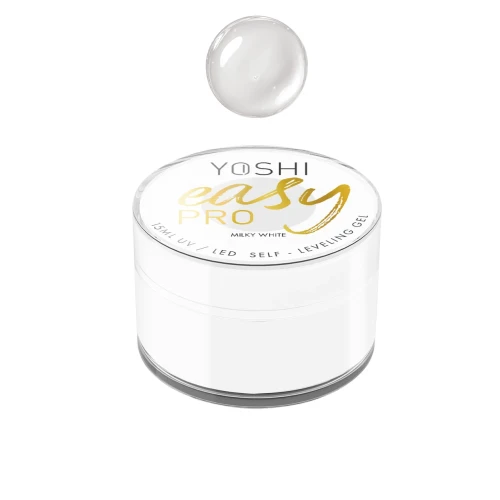 YOSHI Żel Easy PRO Gel UV LED MILKY WHITE <b>15 ml</b>