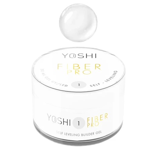 YOSHI Żel Samopoziomujący Fiber PRO Gel UV LED No1<b> 50ml</b>