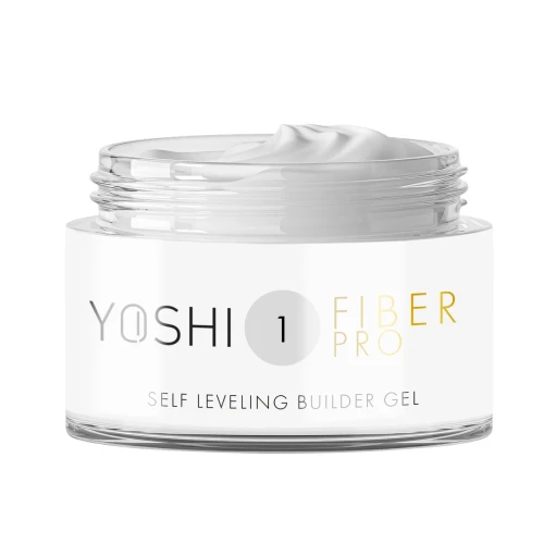 YOSHI Żel Samopoziomujący Fiber PRO Gel UV LED No1<b> 50ml</b>