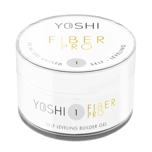 YOSHI Żel Samopoziomujący Fiber PRO Gel UV LED No1<b> 50ml</b>