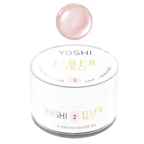 YOSHI Żel Samopoziomujący Fiber PRO Gel UV LED No2<b> 50ml</b>