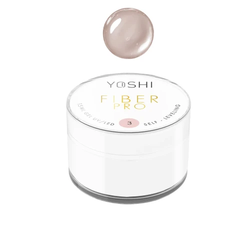 YOSHI Żel Samopoziomujący Fiber PRO Gel UV LED No3<b> 15 ml</b>